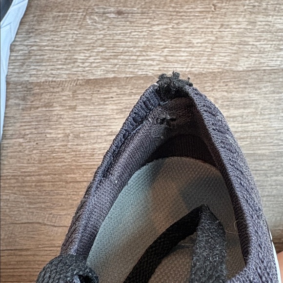 Hoka One One Clifton 5 Running Shoes Women 9.5 Gray Green Knit Athletic READ - Picture 10 of 11